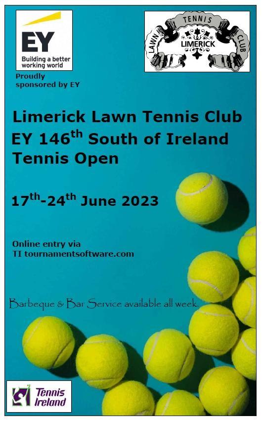 Ciac Tennis Club - We are excited to announce that online entry for The  'Limerick Senior Singles Open' is now open. Visit ti.tournamentsoftware.com  or click the link below