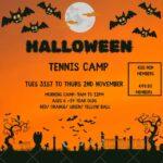 Halloween Tennis Camp